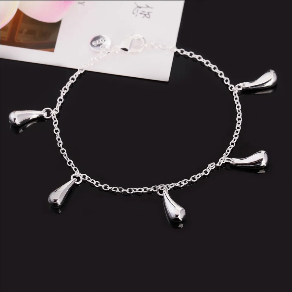 Sterling Silver Drop Bracelet